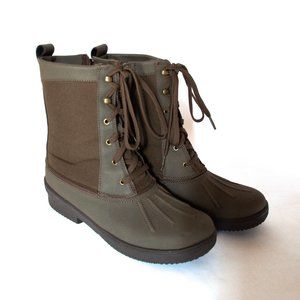 Clarks Brown Snow Boots - Size 8